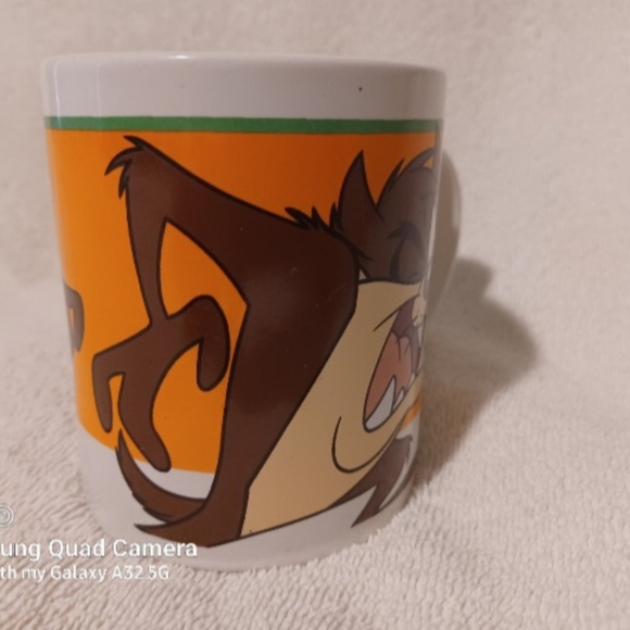 Vintage Looney tunes screaming taz coffee mug - Picture 3 of 8